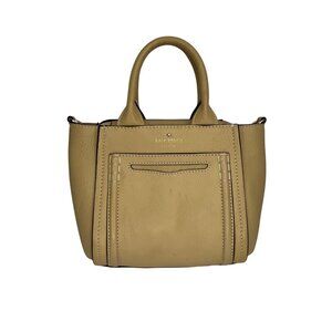 Vintage Kate Spade New‎ York Tan Leather Satchel Purse Handbag Tote